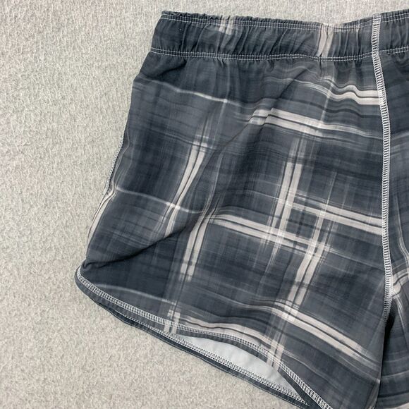 Nike Tempo Brief Lined Running Shorts Medium Plaid Dri-Fit Breathable Workout - Picture 14 of 16